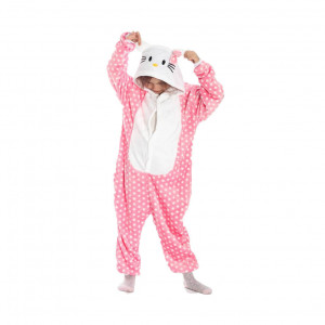 Кигуруми Hello Kitty в горошек 3XS (115-125)